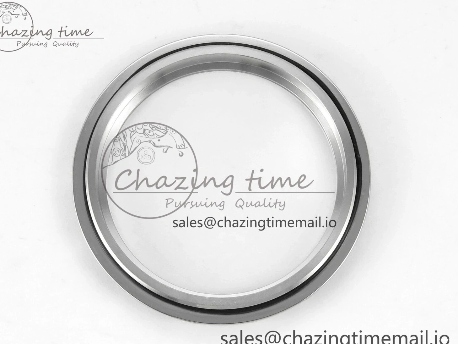 0328 Planet Ocean 600M Chrono SS VRF 1:1 Best Edition Black Bezel Blue Dial on RG SS Bracelet A Affordable 7648